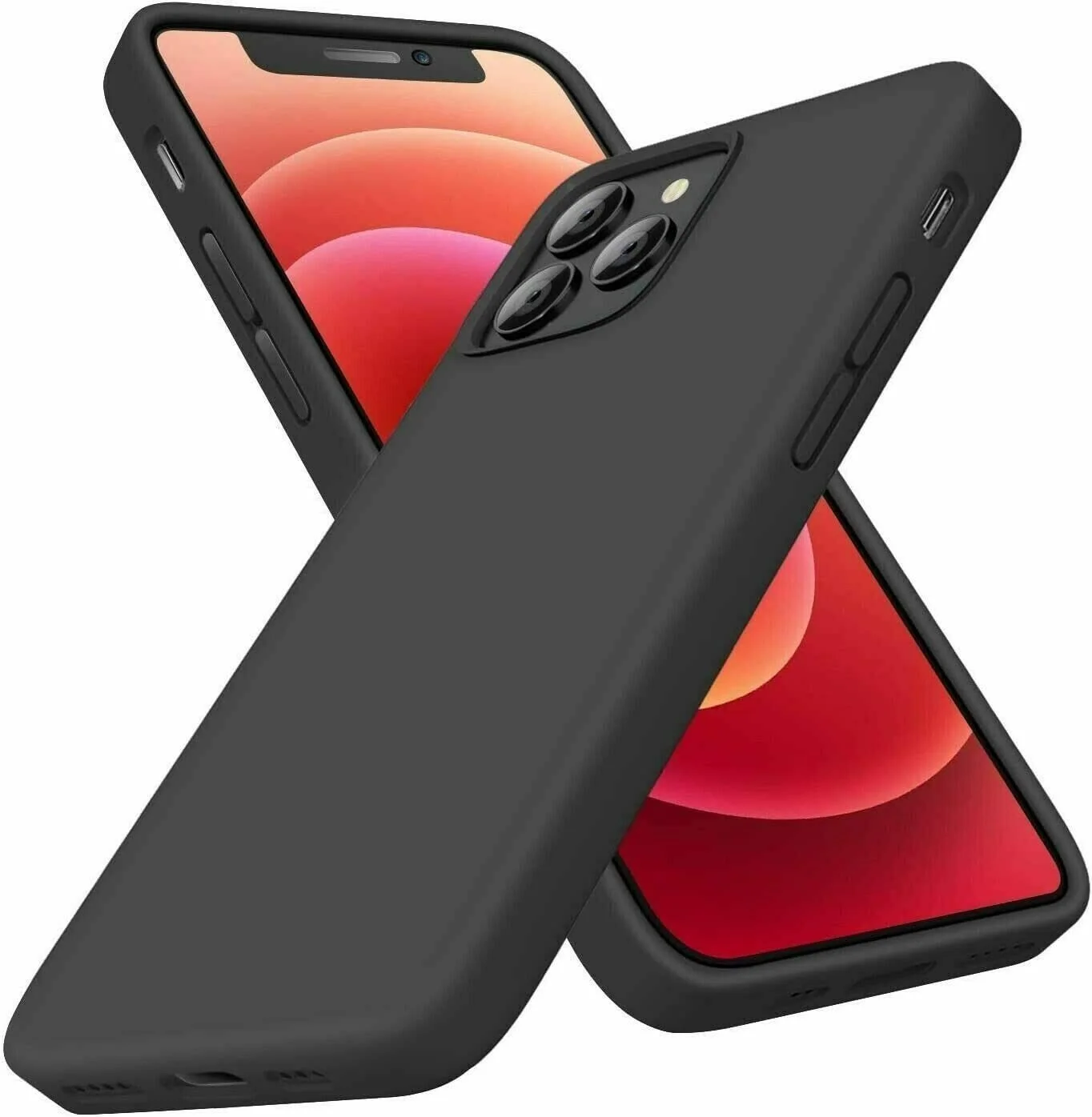 

Case for iPhone 11 12 13 Pro Max Mini 7 8 SE XR X Silicon Shockproof Phone Cover