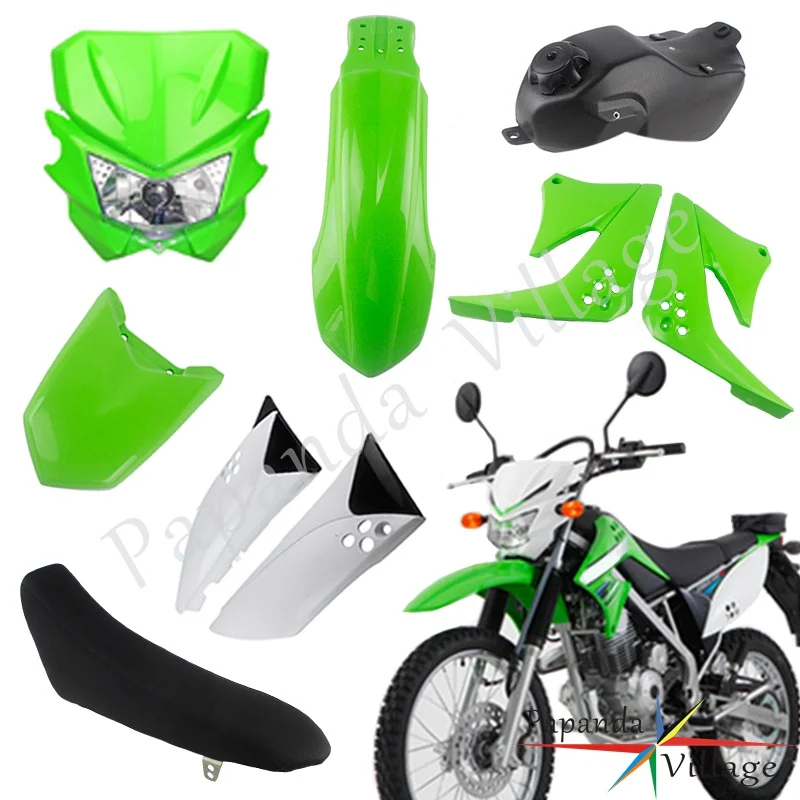 Комплект обтекателя для мотоцикла мотокросса пластиковый Kawasaki KLX150 KLX150S 2009-2012