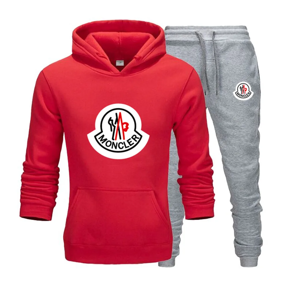 Новинка 2019 спортивные костюмы мужские толстовки с капюшоном + штаны спортивный