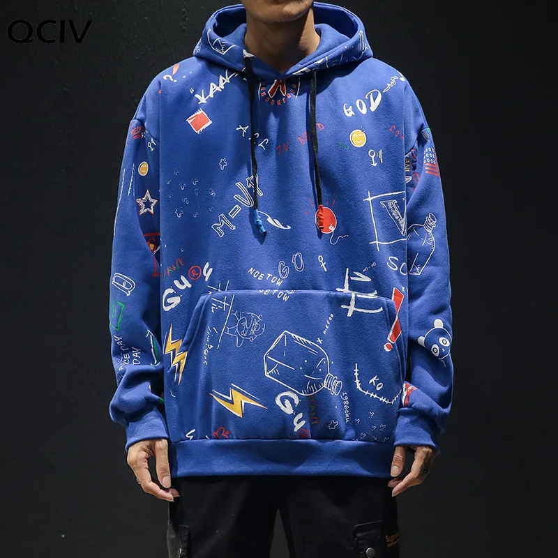 2020 New Hoodie Plus Size Men's Casual Shirt Fashion Trend Japanese and Korean Street Pullovers | Мужская одежда