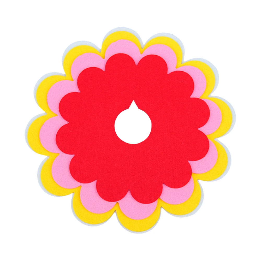 5 шт. ПЭТ солнце цветок круг кошка анти укус разбивание слюнявчик полотенце