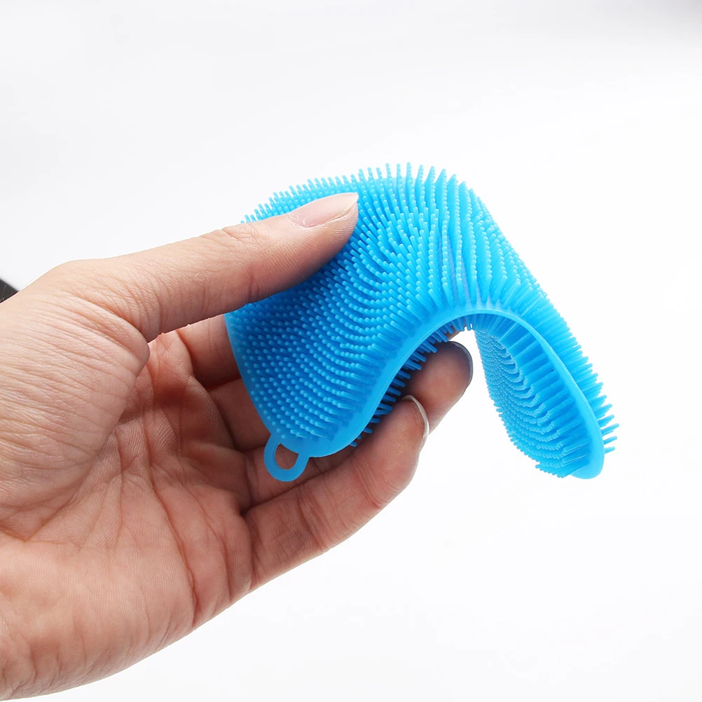 Силиконовая щетка для чистки кухни 3 шт. губки мытья посуды сковорода легко мыть