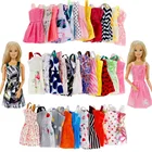 10 шт.лот мини-платье Красочные летние платья без рукавов аксессуары для кукол Одежда для Барби набор игрушек для милой девочки случайный цвет