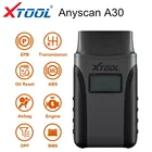XTOOL Anyscan A30 все системы автомобильный детектор OBDII считыватель кодов Sanner A30 беспроводной OBD Автомобильный дианостический инструмент с особыми функциями
