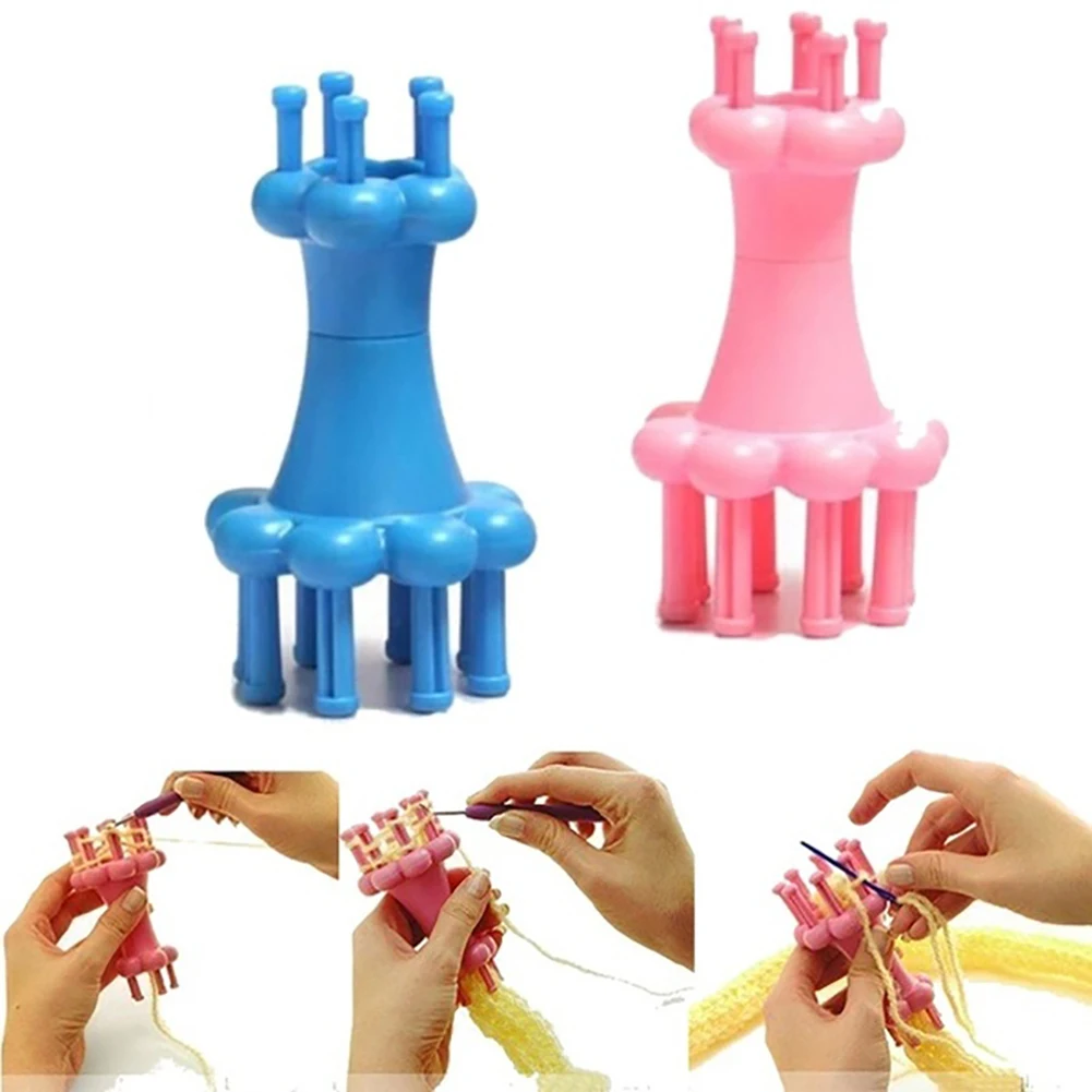 Sewing Accessories DIY Weaving Tool Hook Crochet Alternative Flower Arranger Spool Loom Knit Knitter Craft Tools | Дом и сад