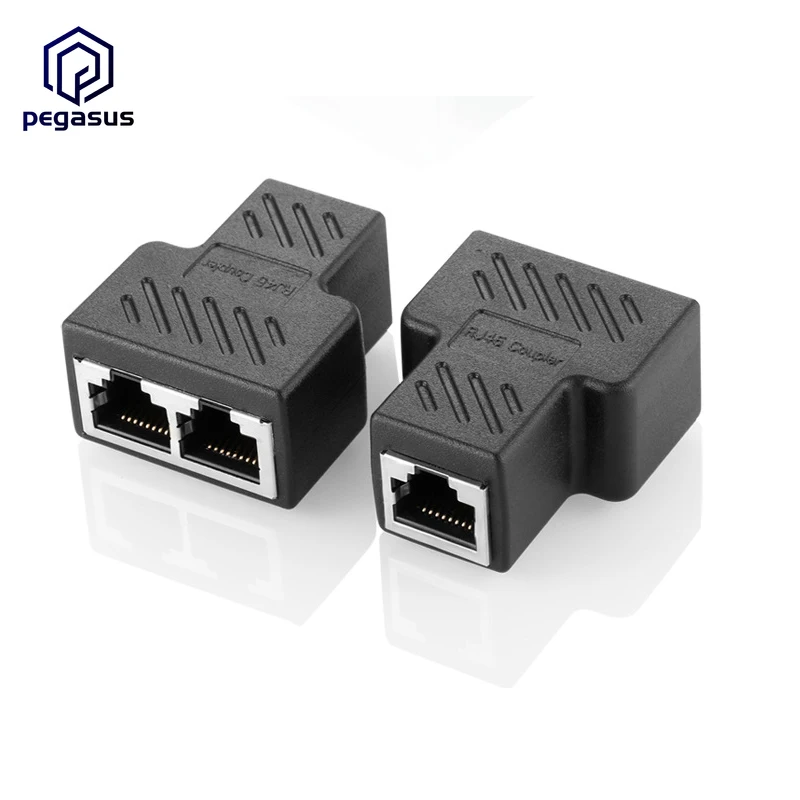 Разветвитель RJ45 CAT5 CAT6 мама на 2 | Электроника
