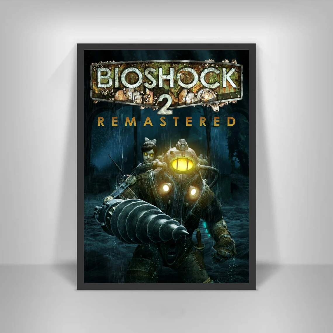

BioShock, игровая задняя плакат, печать, украшение для дома, настенная живопись (без рамки)