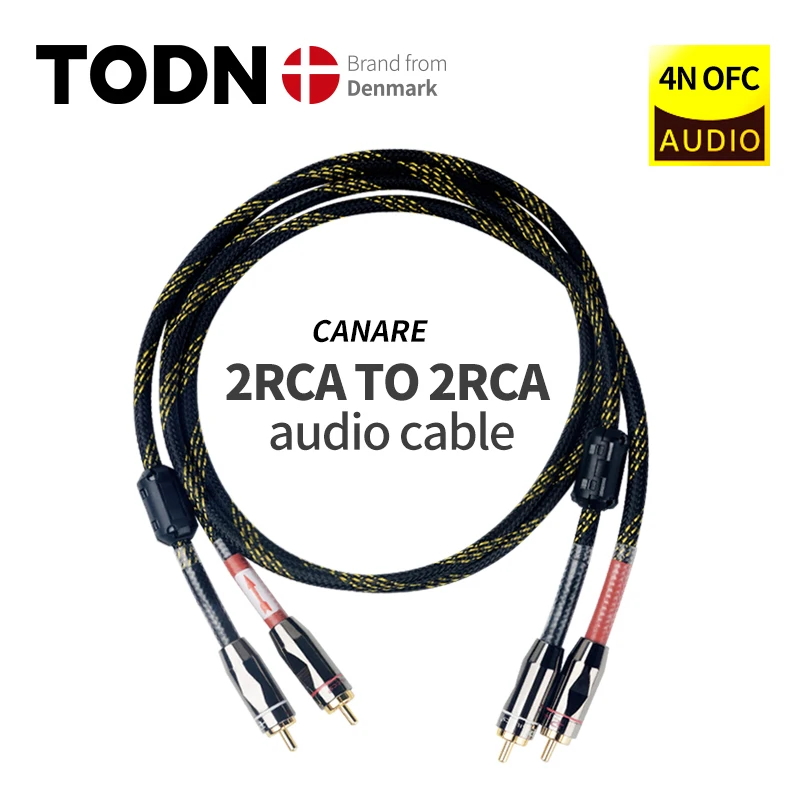 CANARE HIFI стерео 1 пара кабель RCA Стереокабель Высокопроизводительный