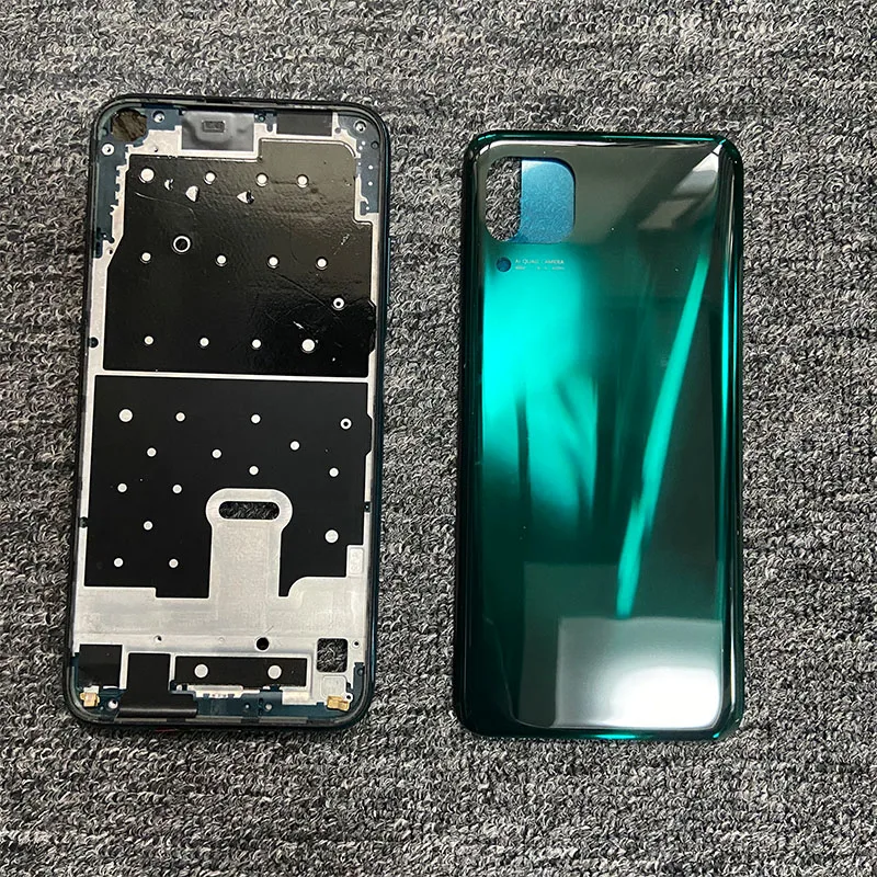 ЖК-корпус для Huawei P40 Lite 6 4 дюйма средняя рамка держатель + задняя крышка