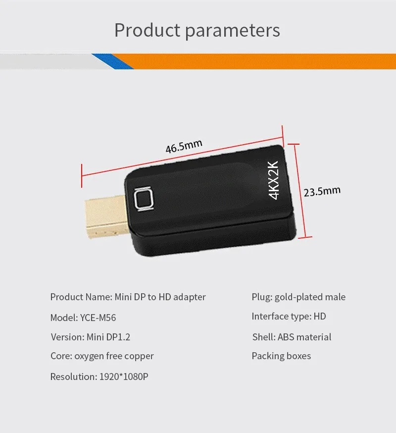 4K аудио и видео конверсионная линия MINIDP к HDMI Ultra Clear 30HZ головка интерфейс для