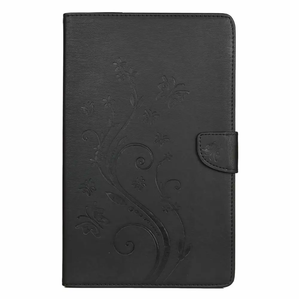 black SM-T510 SM-T515 чехол для samsung Galaxy Tab A 10,1 T510 T515 чехол мягкий чехол из искусственной кожи для samsung Tab A 10,1 чехол - Цвет: black