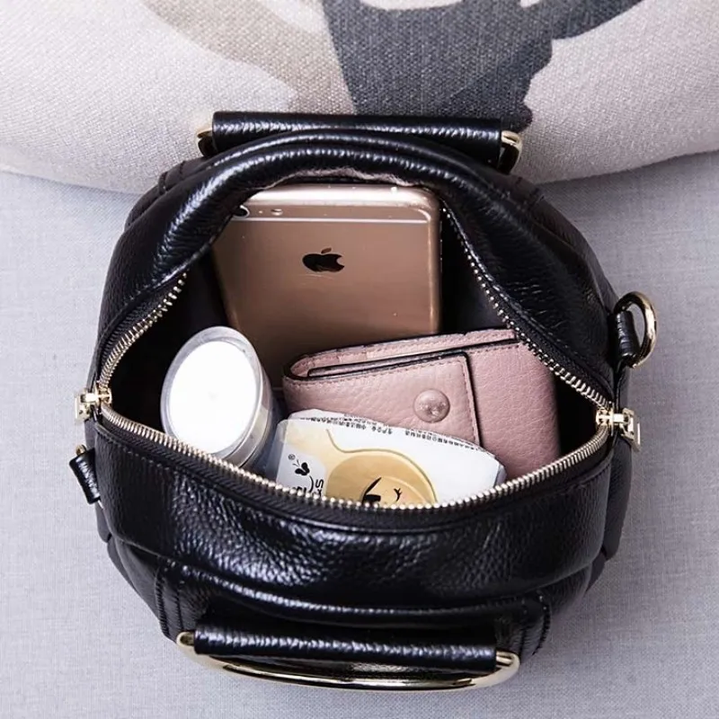 

Office Women Small Shoulder Tote Handbag 2021 Casual Versatile Single Crossbody Bags Female New Zipper Pillow Leather Handbags