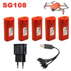1-5 шт. оригинальный аккумулятор Lipo 7,4 в 2200 мАч для SG108 SG-108 Drone RC Quadcopter, запасные части для SG108 SG-108 7,4 V, батарея для дрона
