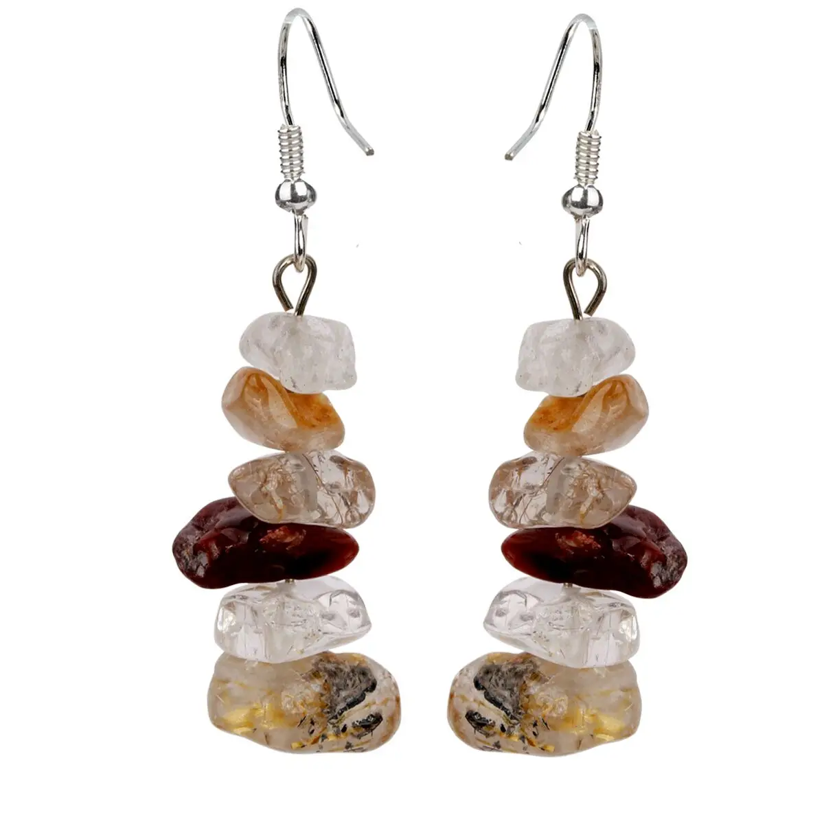 YACQ кварцевые очаровательные ожерелья-чокер с воротником 7 слоев стерлингового