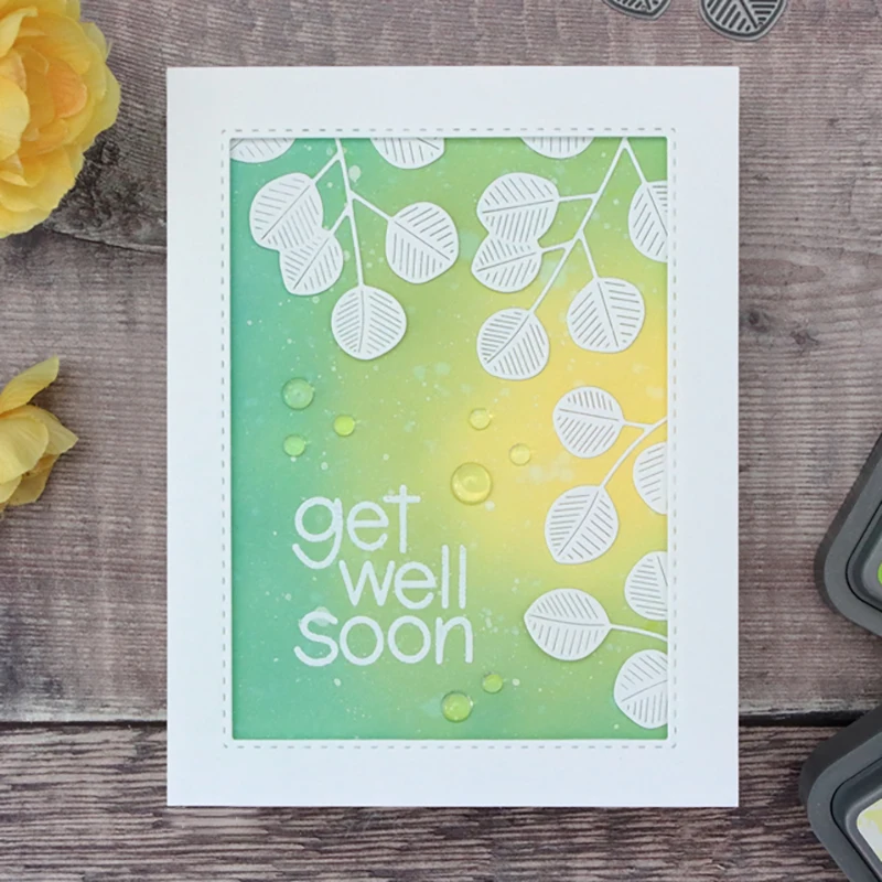 Новинка 2020 металлические пресс-формы для тиснения листьев и ветвей деревьев