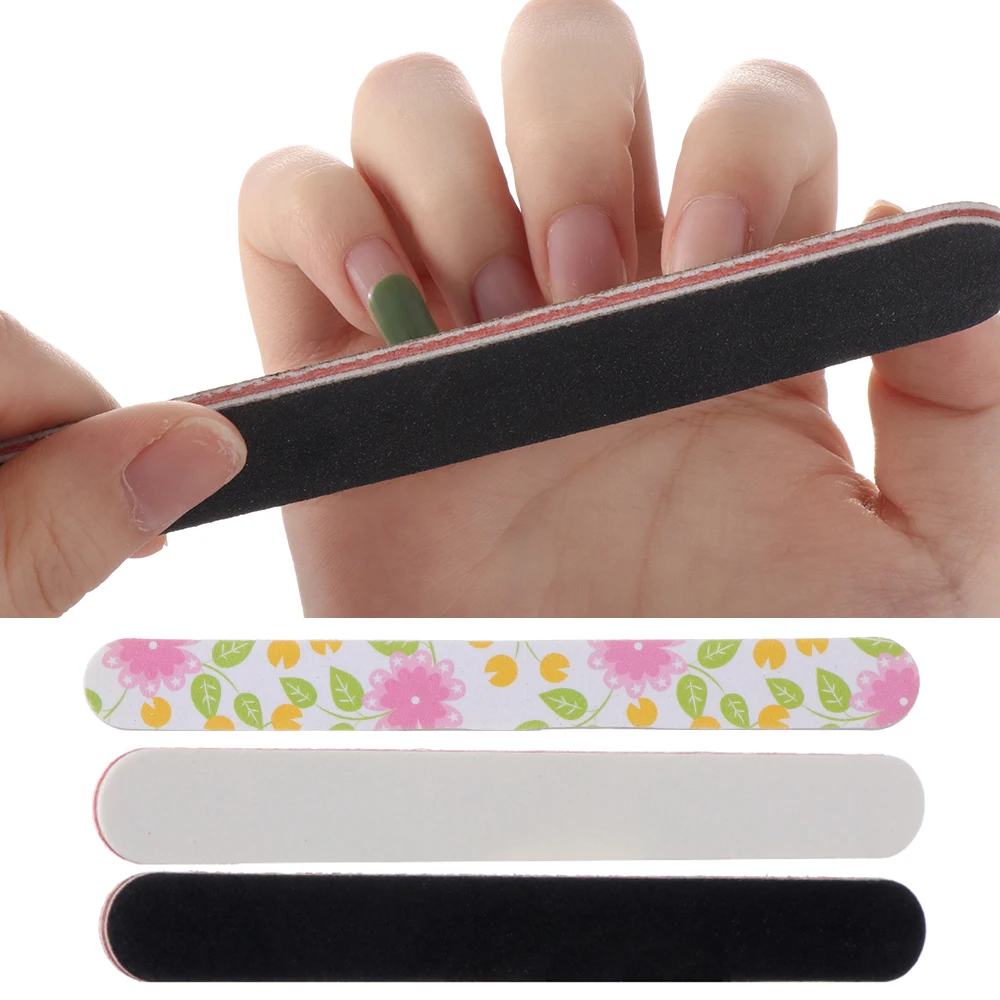 3 шт. Pro Лидер продаж двухсторонний педикюр маникюрные пилочки для ногтей брусок
