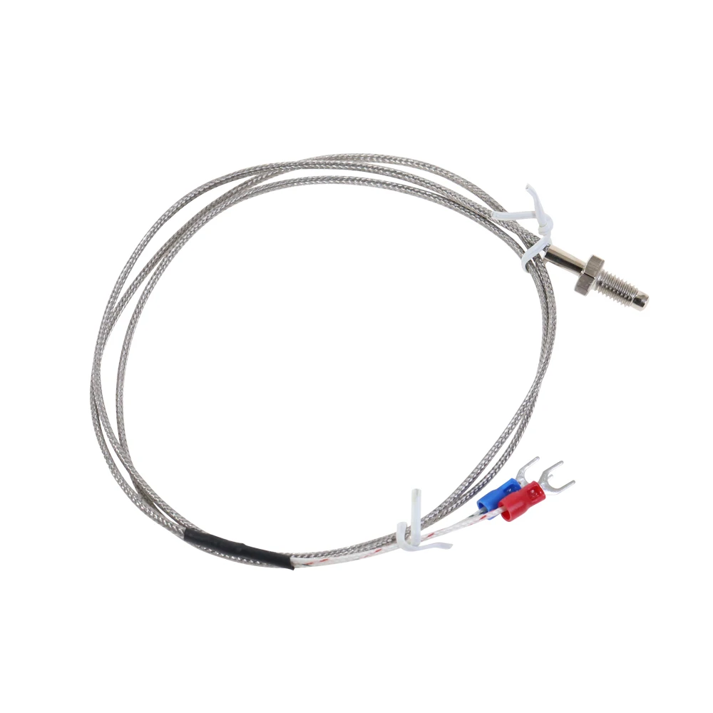 

M6 Thread K Type Thermocouple Temperature Controller 0-800C Sensor Cable Wire 1M 2M 3M