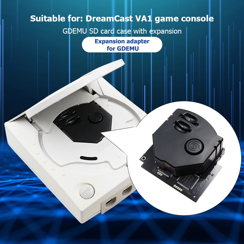 

GDEMU Remote Secure Digital Card 3D Printed Mount Kit Optical Drive Simulation Board for SEGA DreamCast VA1 Game Console Parts