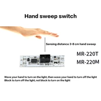 new dc 12 24v pir motion sensor switch module capacitive touch sensor switch finger hand sweep sensor smart switch module