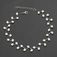 women fashion elegant pearl necklace simple short choker necklaces party jewelry gifts
