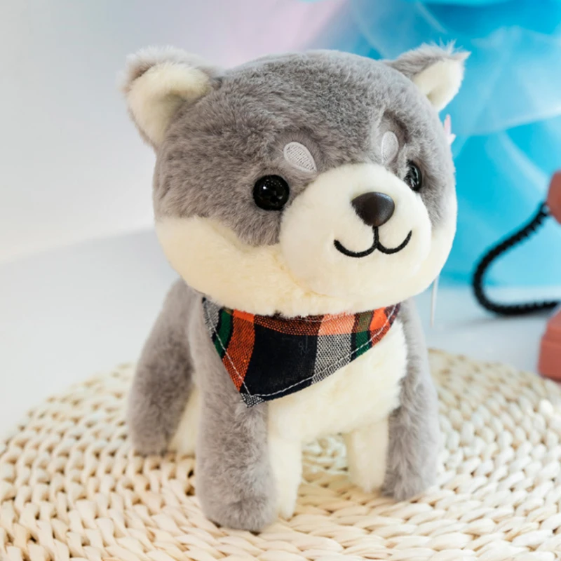 22 см Новая Милая имитация Шиба кукла ину талисман Подушка плюшевая игрушка для