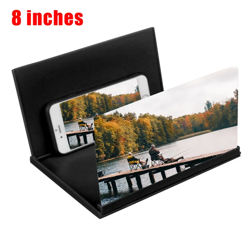 Новый складной усилитель экрана мобильного телефона 12 дюймов 3D HD экран Стенд