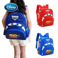 disney pixar lightning mcqueen children 3d backpack cartoon car stereo school bag toddler baby boy girl backpack kid schoolbag