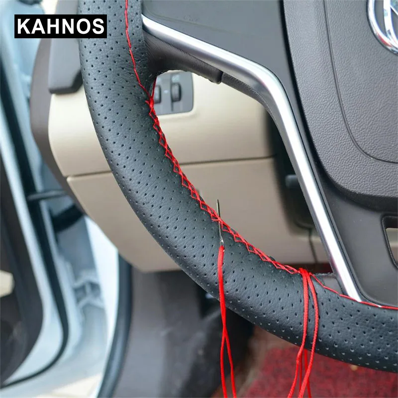 Оплетка на руль автомобиля для Audi A4 B5 B6 B8 A6 C5 C6 A3 A5 Q3 Q5 Q7 BMW E46 E39 E90 E36 E60 E34 E30