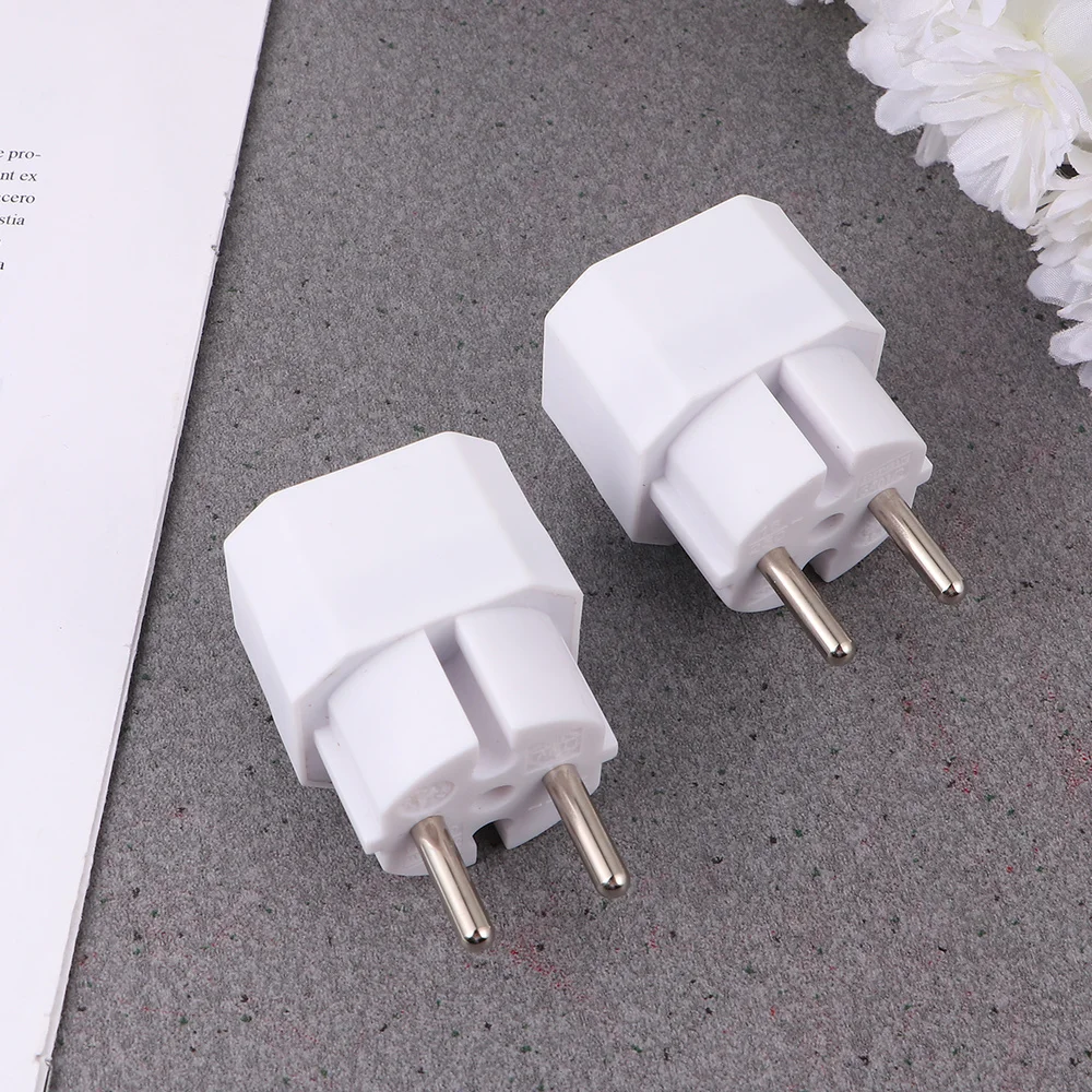 2 шт. 1 способа Европейского немецкого преобразования штепсельная Вилка адаптера