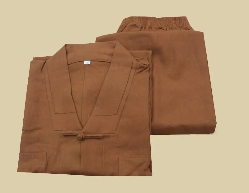 Унисекс льняные и хлопковые костюмы монахов буддизм одежда дзен медитация Нун