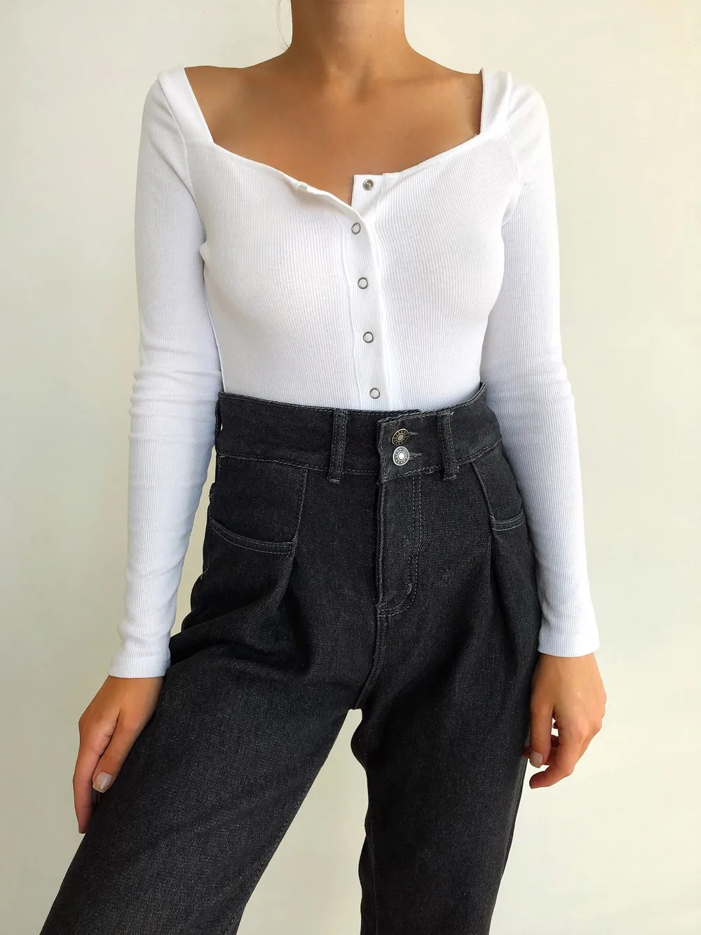 

ZHISILAO High Waist Harem Jeans Women Winter Warm Fur Black Denim Pants 2020 Plus Size Boyfriend Mom Straight Jeans Streetwear