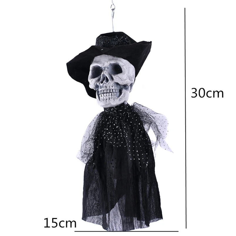

Creepy Skeleton Halloween Party Props Halloween Hanging Ghosts Bar Club Haunted House Scary Skull Halloween Decoration