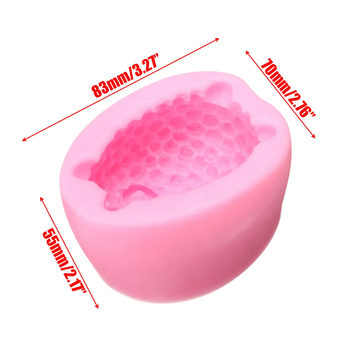 Mayitr 1pc Funny Cartoon Silicone Soap Mold Animal Sheep Shape Fondant DIY Ice Cream Chocolate Candy Mould Baking Gadgets  Дом и