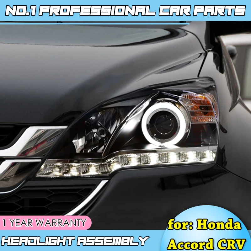 Автомобильные аксессуары для Honda CRV фары 2007 2011 светодиодные ангельские глазки DRL