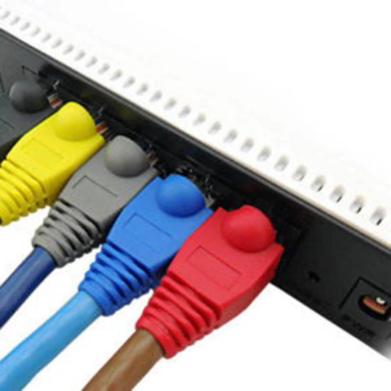 20 шт. RJ45 8P8C сетевой кабель соединитель Адаптер крышка/загрузка для CAT 5/5e/6 |