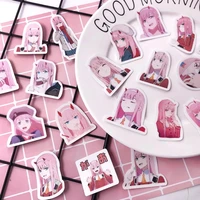 anime darling in the franxx stickers crafts scrapbooking stickers book student label decorative sticker cute stationery