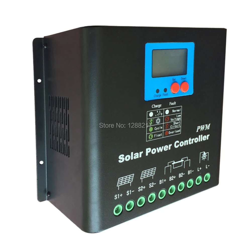 192 в/220 В/240 В 30A 50A 60A 80A ток DC PWM солнечный контроллер заряда PV зарядное устройство