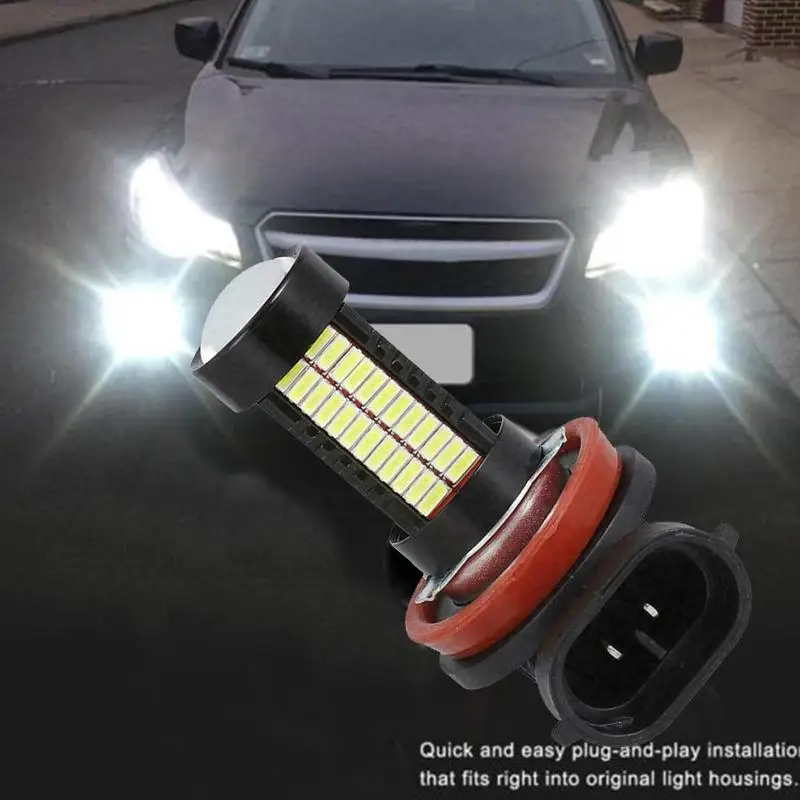 

Black H11 H8 4014 106smd 106LED Car Anti Collision Fog Light Parking Stop Warning Brake Signal Indicators Lamp