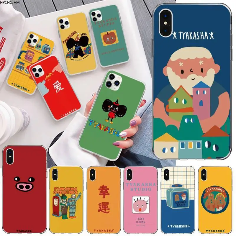 

TYAKASHA illustration Phone Case for iphone 12 pro max mini 11 pro XS MAX 8 7 6 6S Plus X 5S SE 2020 XR cover