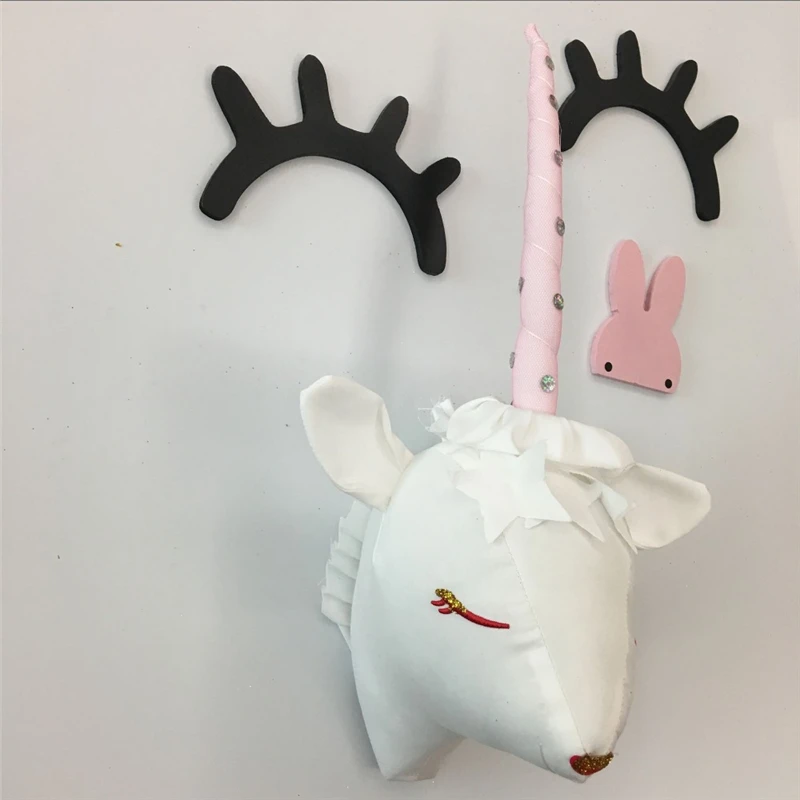 Рождественский Единорог Северная Европа Входная голова настенная подвеска