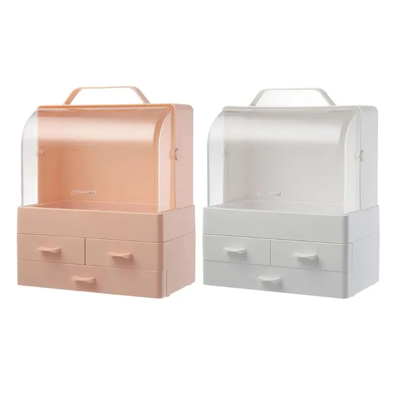 Водонепроницаемый органайзер для макияжа пылезащитный ручной косметический