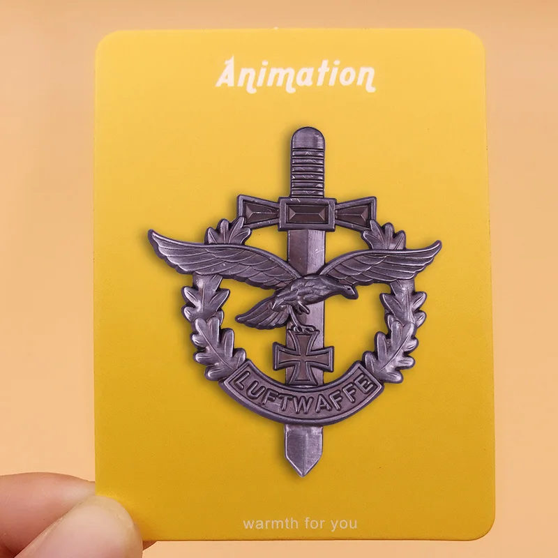 Немецкий значок WW2 пилот люфтвафа с медалью Железного креста | Украшения и