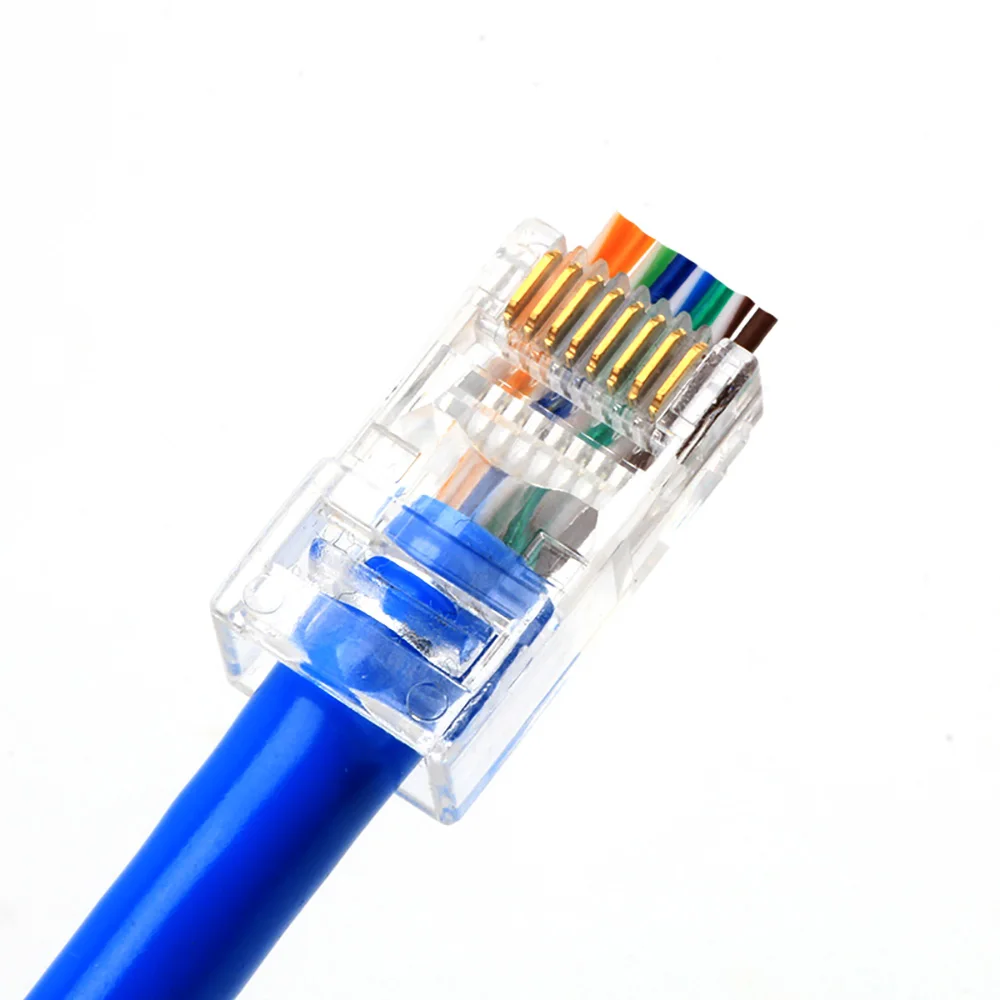 Позолоченные кабели Ethernet для разъема RJ45 6U 20/50/100 шт. |