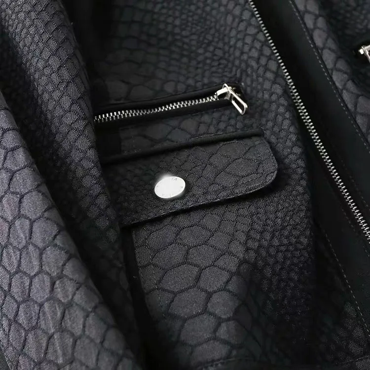 Женская куртка большого размера кожаная Осенняя мотоциклетная женская короткая