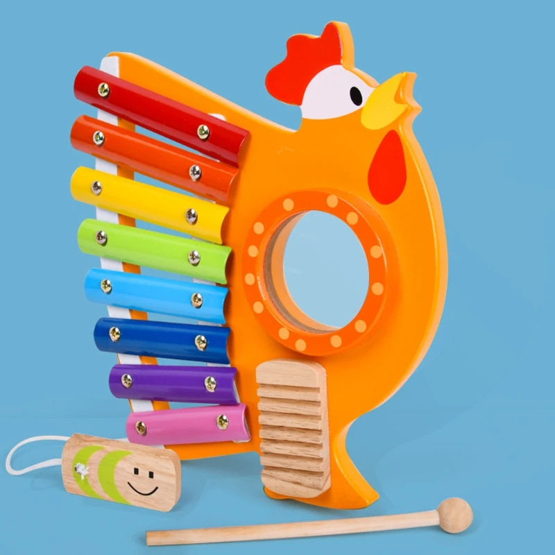 Wooden Xylophone Children Kids Musical Funny Toys Educational Birthday DIY Gift Idea for your Mini Musicians Durable | Игрушки и хобби