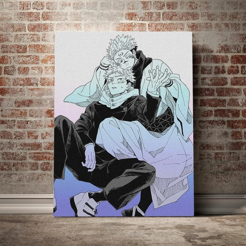 

Jujutsu Kaisen Yuji Itadori Sukuna Anime Role Canvas Home Decor Painting Wall Art Pictures Hd Prints Poster Modular Living Room