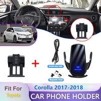 car mobile phone holder for toyota corolla e160 e170 2017 2018 telephone bracket accessories for iphone huaweis