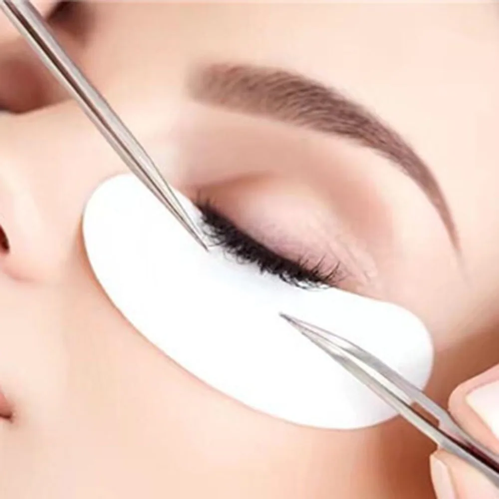 100 шт хлопок тени для век щитки под глаза патчи одноразовые накладки наращивания