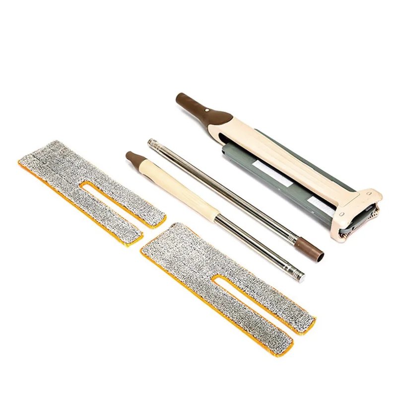 Новая двухсторонняя абсорбирующая швабра без рук Ленивая Плоская с плоской