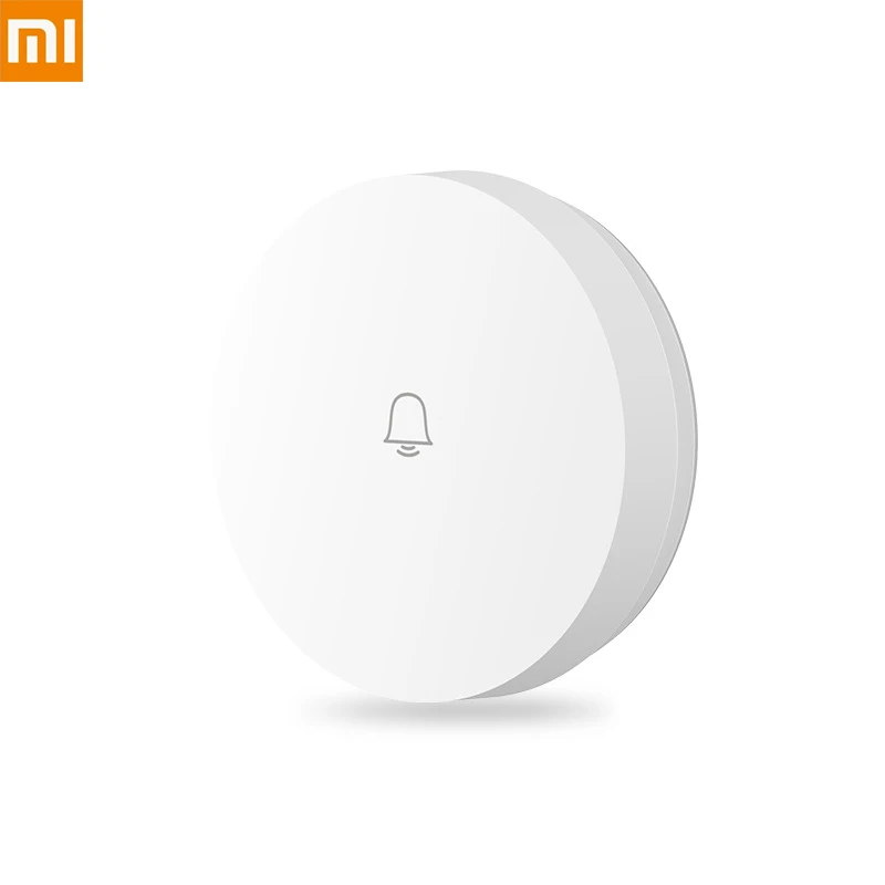 

Беспроводной дверной звонок Xiaomi Mijia Linptech, самообеспечивающийся дверной звонок с Wi-Fi, без проводки, с функцией отключения питания, работает с ...